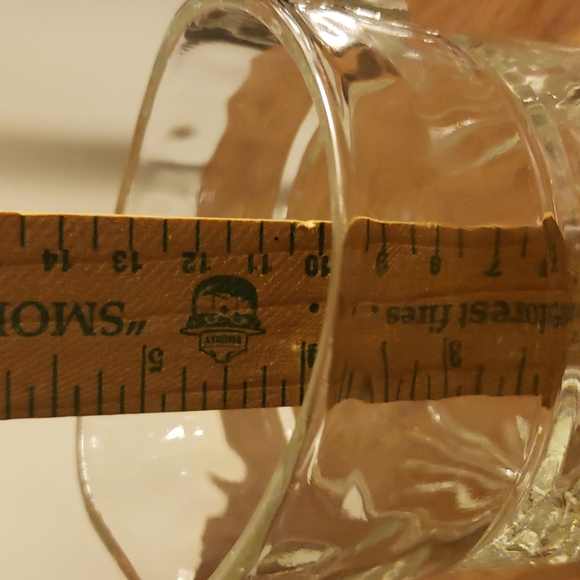 Anchor Hocking Prescut glass cream pitcher - Picture 3 of 7